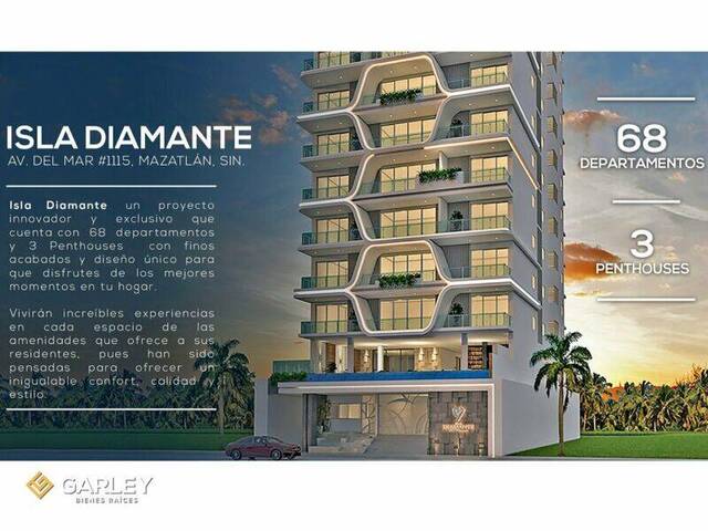 #DV-ID - Departamento para Venta en Mazatlán - SL - 2